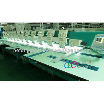 12 heads high speed embroidery machine